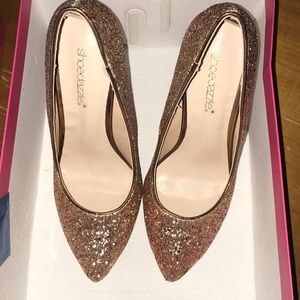 Rose gold heels